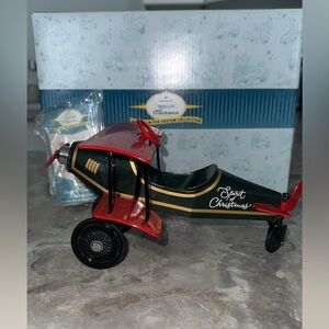 Hallmark Red and Green Toy Plane